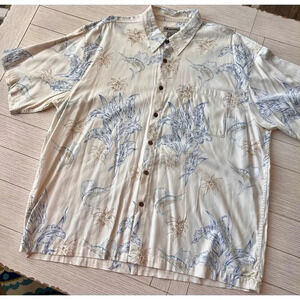 Sportif‎ USA men's button down tropical print Hawaiian shirt. Size XXL.